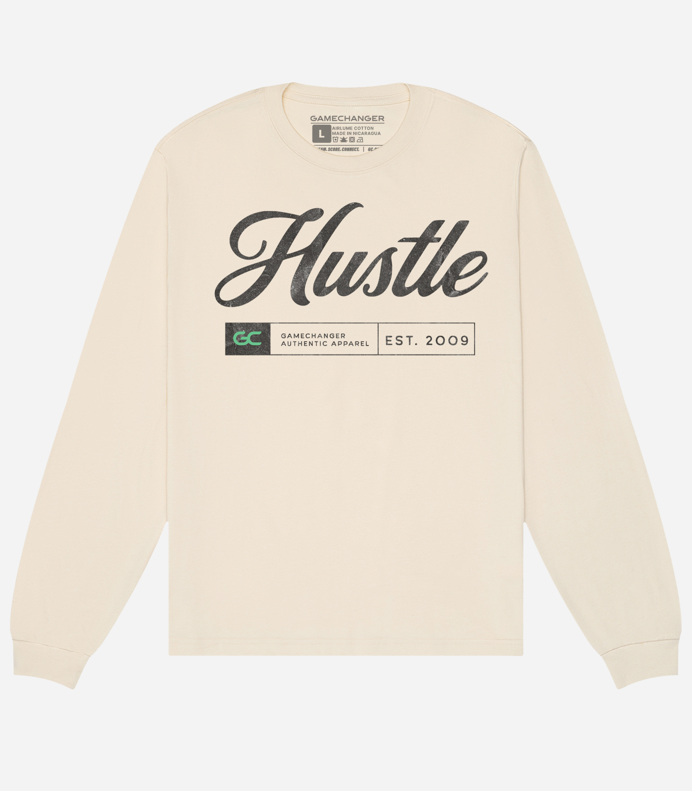 Hustle Heavyweight Long Sleeve Graphic Tee